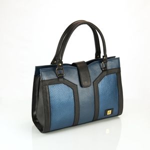 Black and Blue Designer Handbag